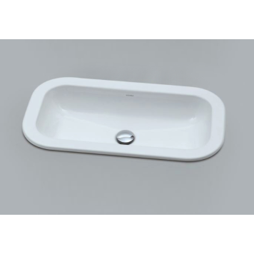 AZZURRA GLAZE Раковина 69x38 см, без отв., цвет: белый-2