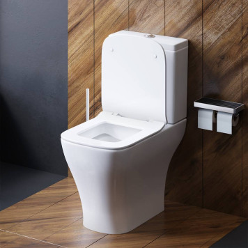 DX78C8600SC Унитаз-компакт безободковый, с сиденьем микролифт-2