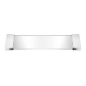 Decor Walther Classic Tab 34 Лоток универсальный 34x12см, прозрачное стекло, настольный, цвет: хром. 0848702