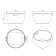 Decor Walther Basket KORB Коробка универсальная 47x44х23см., настольная, цвет: ротанг темный. 0941192