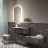 Burgbad Lavo 2.0 Комплект мебели 121х49х25см, с зеркалом LED подсветка по периметру, полочкой и полотенцедержателем, подвесной, цвет: Eiche Dekor Mokka. SIJH050,  ACFP030,  KOBW121 G0227 F5059 Burgbad Lavo 2.0 Комплект мебели 121х49х25см, с зеркалом LED подсветка по периметру, полочкой и полотенцедержателем, подвесной, цвет: Eiche Dekor Mokka. SIJH050,  ACFP030,  KOBW121 G0227 F5059