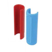 Декоративная клипса для маркировки трубы (синяя) D=20 mm