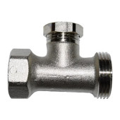Клапан запорный SR Rubinetterie прямой ВР-НР 1/2 х3/4 ,без хвостовика M514-1500N000
