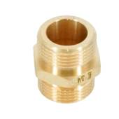 Ниппель, ELSEN, Metalit, НН, 3/4, 3/4, латунь, равнопроходной, CN