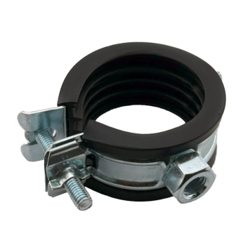 Хомут, Конкреп, Flash, одновинтовой, с EPDM, M8, 20-23 мм, оцинкованная сталь