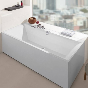 Villeroy Boch Squaro edge 12 Ванна встраиваемая 190х90х45см., прямоугольная, цвет: белый-3