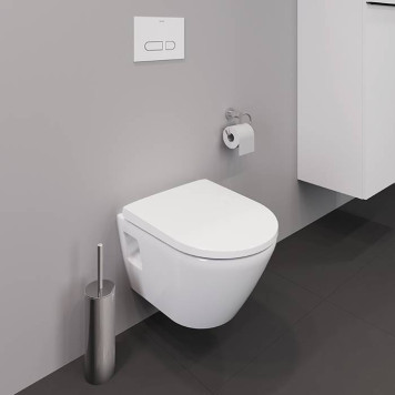 Duravit D-Neo Унитаз подвесной 37x48 см, безободковый, в комплекте с сиденьем 0021690000, цвет: белый-3
