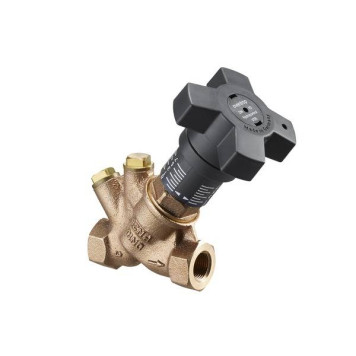 Вентиль регулирующий, Oventrop, Hydrocontrol VTR, преднастраиваемый, DN-32, 1 1/4, ВВ, PN, бар-25, T°C -от -20 до +150, бронза, измерительная техника classic, с присоединительными отверстиями для измерительной техники classic (закрыты заглушками)