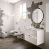 Roca Victoria Nord Ice edition Тумба подвесная 80x45x55см, c 2 ящиками, цвет: белый. Z.RU93.0.273.1