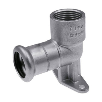 Водорозетка KAN пресс-В 22 х 3/4 нерж сталь