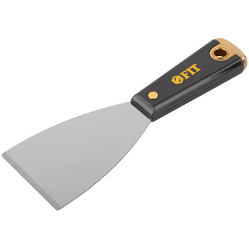 Шпатель для удаления ржавчины Профи, толщ. лезвия 1 мм, пластик.ручка с метал.бойком 2,5 (63 мм)-1