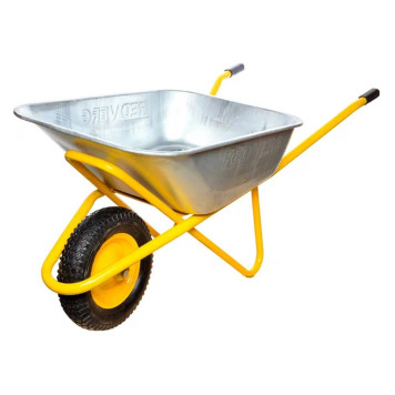 Тачка строительная REDVERG RD-WB200RPU одноколесная литое колесо-2