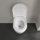 VilleroyBoch Avento Сиденье для унитаза, с микролифтом, тонкое, цвет: белый/нержавеющая сталь. 9M87S101
