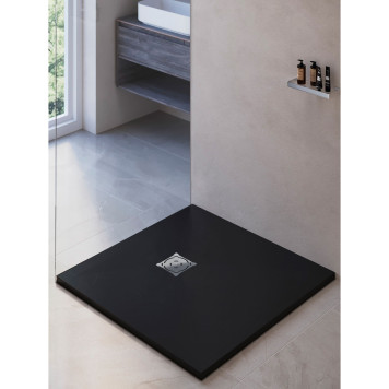 Душевой поддон квадратный RGW ST-G Графит 1000x1000-5