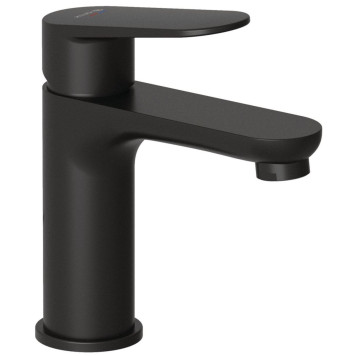 Kludi 322823975 X1 oднорычажный смеситель на умывальник 95, без донн.клапана, черный матовый 322823975