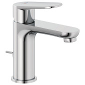 Kludi 322880575 X1 oднорычажный смеситель на умывальник 95, с донным клапаном, хром 322880575