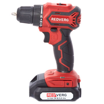 Шуруповерт аккумуляторный бесщеточный REDVERG RD-S18MBL/U-1