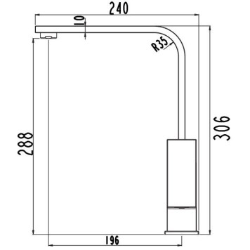 Смеситель для кухни LAPARET GEO N3064202LPT
