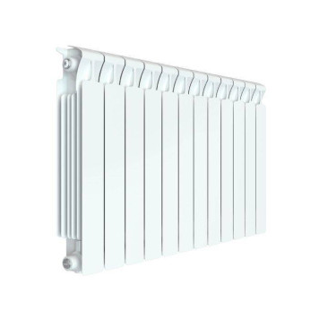 Rifar Monolit 500 12 секций, боковое подключение (белый)