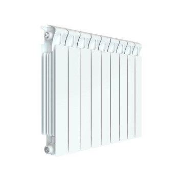 Rifar Monolit 500 9 секций, боковое подключение (белый)