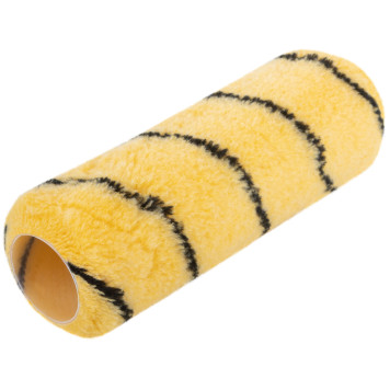 Ролик полиакриловый, бежевый с черной полоской, диам. 40/61 мм; ворс 10,4 мм, 180 мм-1