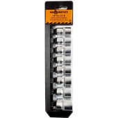 Набор головок 6-гранных Квалитет 16-27 мм НГТ6-12-8