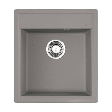 Omoikiri Daisen 46-GR Кухонная мойка Artgranit 46x51 см, цвет: leningrad grey 4993612