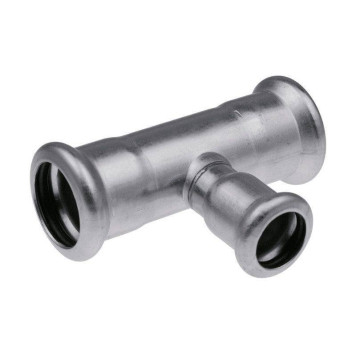 Тройник пресс KAN 66,7 х 28 х 66,7 оцинк сталь Therm Steel