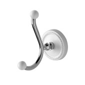 DevonDevon Dorothy Вешалка-крючок подвесной, цвет: хром/белый. DOR413CR