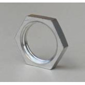 Гайка стопорная, ELSEN, TIN PLATED, В, 1/2, латунь, без фланца