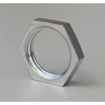 Гайка стопорная, ELSEN, TIN PLATED, В, 1/2, латунь, без фланца