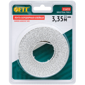 Лента бордюрная, клейкая, водостойкая, 11 мм х 11 мм х 3,35 м-2