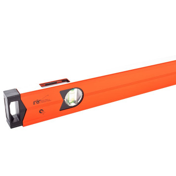 Уровень алюминиевый Квалитет усиленный магнитный 1000 мм 2 глазка + 1 зеркальный УУ-1000-3ФМ-1