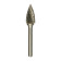 Борфреза твердосплавная MESSER тип G (12 х 25 мм; хв-к 6 мм)