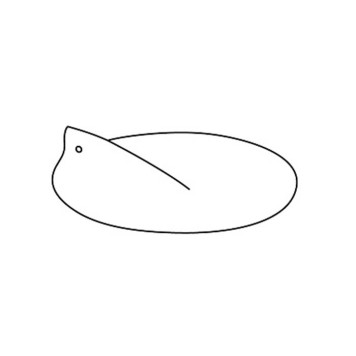 ADJ Крышка для корзины для белья, D40 см., цвет: панна котта/белый-1
