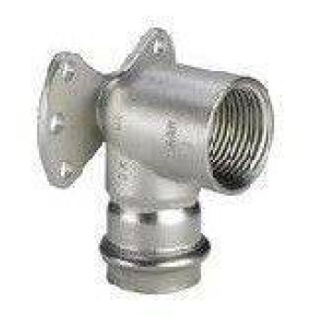 Водорозетка Sanpress Inox, с SC-Contur, нержав.сталь, 22 х 1/2