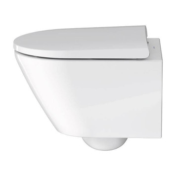 Duravit D-Neo Унитаз подвесной 48х37см, безободковый, сиденье микролифт, цвет: белый. 45880900A1 (2588090000+0021690000)-6