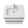 Roca Domi Тумба подвесная 60x45x51см, с 2 ящиками, цвет: белый. A857458806