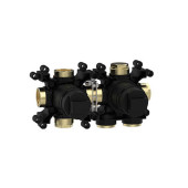 Almar Modular Встраиваемая часть однорычажного смесителя с переключателем на 2 положения, горизонтальный модуль. E186901