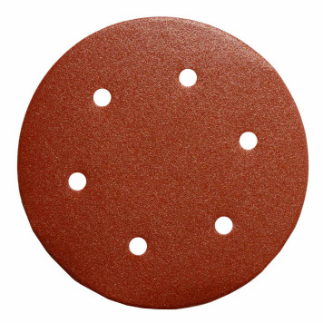Шлифлист REDVERG к машине шлифовальной для стен и потолков 6 отверстий 225мм Р180 (5шт)(921205)-1