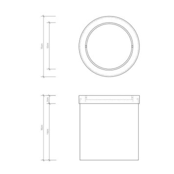 Decor Walther DW 1240 Корзина для бумаги 14.5xh16см, с крышкой, напольная цвет: сталь полированная-1