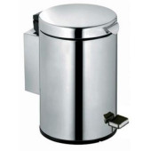 14977010000 PLAN Ведро для мусора настенное, 3л, хром (с эффектом полированной нержавеющей стали) 14977010000