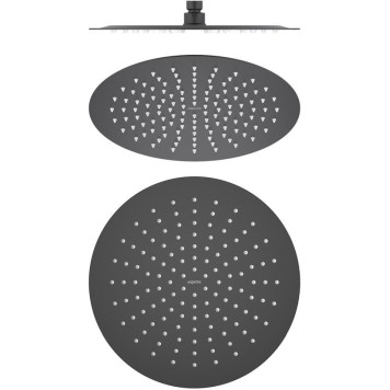 AQ2075MB круглый верхний душ 3002 мм, матовый черный AQ2075MB