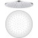 AQ2077CR круглый верхний душ 2507 мм AQ2077CR