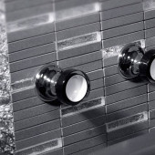 Bongio Soffi Встраиваемый прогрессивный смеситель  цвет: черно-белый/хром. 60514CR99