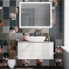 Kerama Marazzi PLAZA Modern Тумба подвесная 100x48см, 2 ящика, цвет: белый