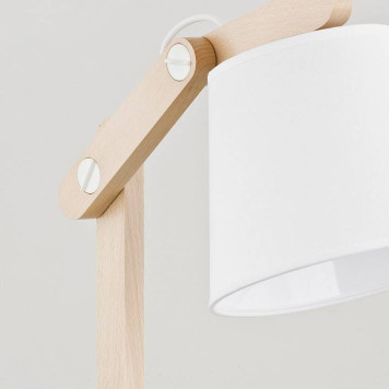 Настольная лампа декоративная ADILUX Joga White 23978-1