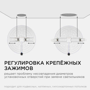 Встраиваемый светильник Apeyron Electrics 06-109-3