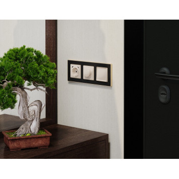 Накладка для терморегулятора электромеханического для теплого пола Ambrella Volt ALFA AP3057-1