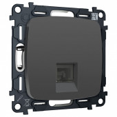 Розетка Ethernet RJ-45 и со шторками, без рамки Ambrella Volt OMEGA MO912005